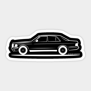 Mercedes 450 SE Sedan W116 Sticker